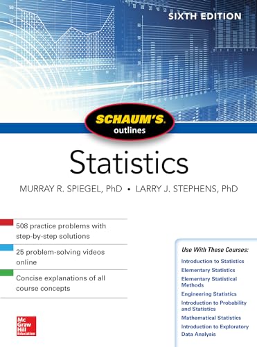 Schaum's Outline of Statistics (Schaum's Outlines) von McGraw-Hill Education