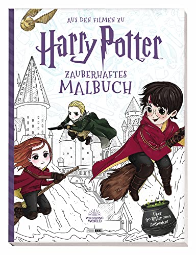 Aus den Filmen zu Harry Potter: Zauberhaftes Malbuch: Über 90 Bilder zum Ausmalen!