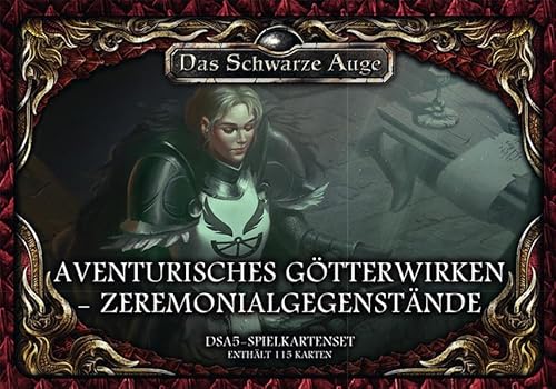 DSA5 Spielkartenset Götterwirken Zeremonialgegenstände (Das Schwarze Auge - Zubehör)