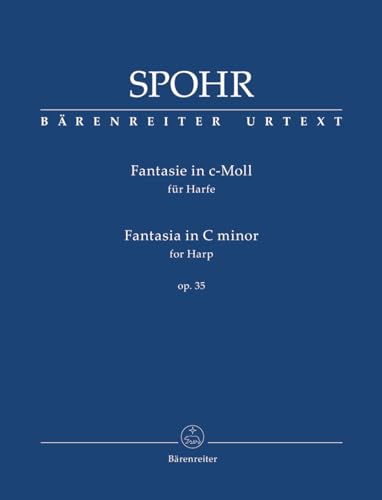 Fantasie für Harfe in c-Moll op. 35. Spielpartitur, Urtextausgabe. BÄRENREITER URTEXT