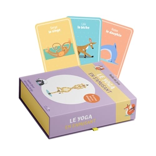 Coffret Bulle de joie - Le yoga en s’amusant, dès 6 ans: 50 cartes pour se détendre !