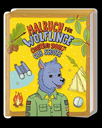 Malbuch für Wölflinge: Coloring book for cub scouts von Spurbuchverlag Baunach
