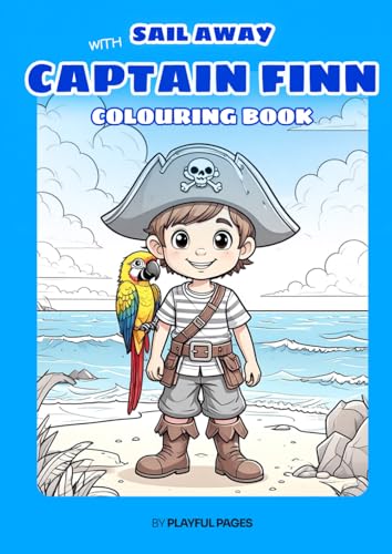 Sail Away with Captain Finn Colouring Book von Independently published