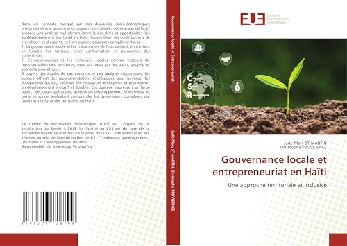 Gouvernance locale et entrepreneuriat en Haïti: Une approche territoriale et inclusive von Éditions universitaires européennes