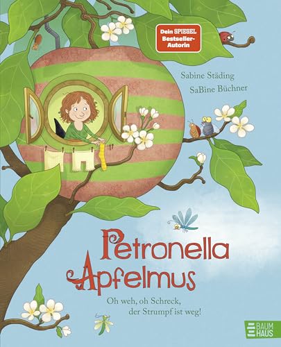 Petronella Apfelmus - Oh weh, oh Schreck, der Strumpf ist weg!: Die kleine Apfelhexe geht auf große Sockensuche - Bilderbuch für Kinder ab 4 Jahren von Baumhaus