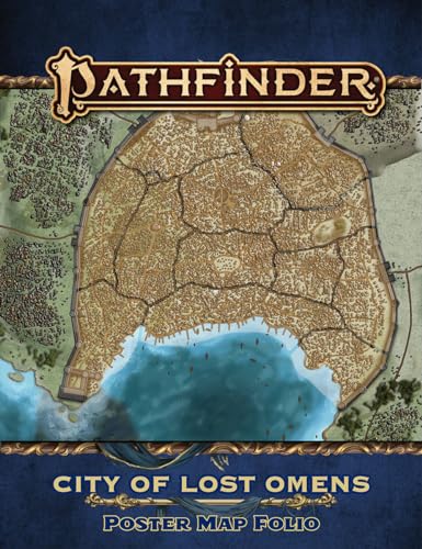 Pathfinder Lost Omens: City of Lost Omens Poster Map Folio (P2) von Paizo Inc.
