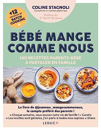 Bébé mange comme nous: 140 recettes parents-bébé à partager en famille