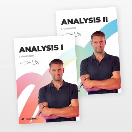 Analysis 1&2 für Lehramt mit Lernvideos von Daniel Jung: Lernhefte Set inkl. Aufgaben und ausführlichen Musterlösungen