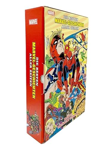 Die besten Marvel-Geschichten aller Zeiten: Marvel Treasury Edition: (Hardcover-Überformat im Schuber und bedruckten Umkarton)