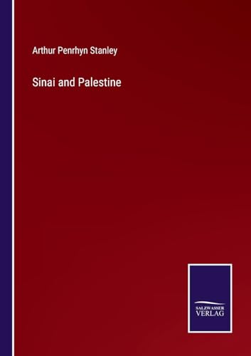 Sinai and Palestine von Salzwasser Verlag