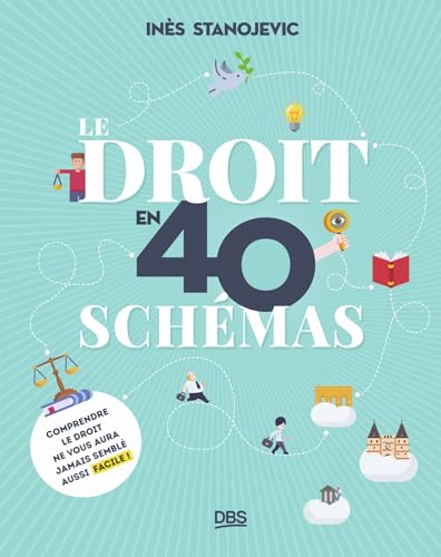 Le droit en 40 schémas: 40 visuels pour maîtriser les bases von DE BOECK SUP