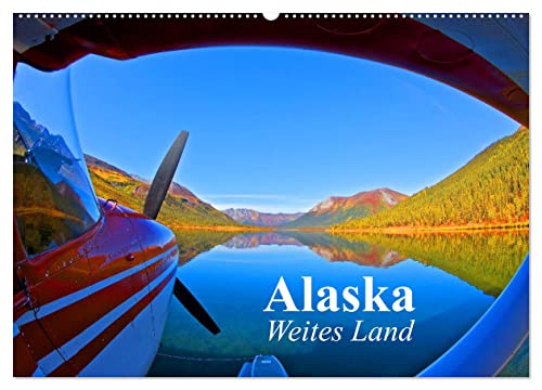 Alaska - Weites Land (Wandkalender 2025 DIN A2 quer), CALVENDO Monatskalender von CALVENDO