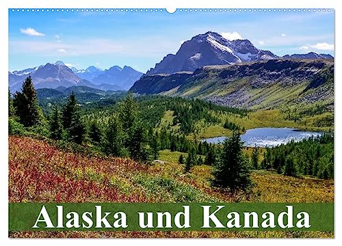 Alaska und Kanada (Wandkalender 2025 DIN A2 quer), CALVENDO Monatskalender von CALVENDO