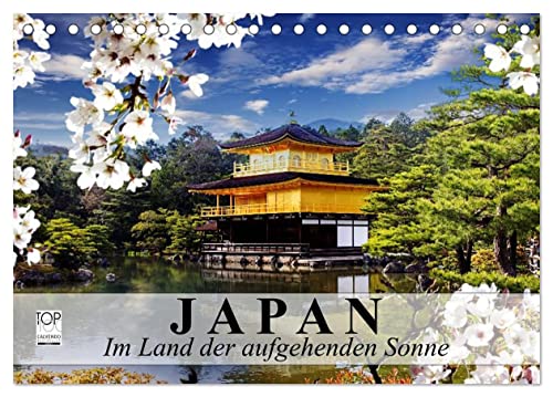 Japan. Im Land der aufgehenden Sonne (Tischkalender 2025 DIN A5 quer), CALVENDO Monatskalender von CALVENDO