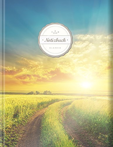 Blanko Notizbuch (©Star, A4, 156 Seiten, Softcover) || Mit Register + Seitenzahlen || Leeres Notizheft zum Selbstgestalten, Zeichenbuch, Skizzenbuch, Blankobuch, Malbuch „Fernweh“ von CREATESPACE