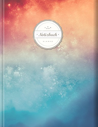 Blanko Notizbuch (©Star, A4, 156 Seiten, Softcover) || Mit Register + Seitenzahlen || Leeres Notizheft zum Selbstgestalten, Zeichenbuch, Skizzenbuch, Blankobuch, Malbuch „Himmel & Hölle“ von CREATESPACE