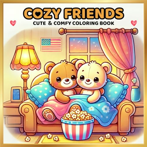 Cozy Friends Coloring Book Cute and Comfy Pages for Relaxation and Fun.: Bring Cozy Nights to Life with Adorable and Charming Designs. Cozy Friends Coloring Book Cute and Comfy Pages for Relaxation and Fun.: Bring Cozy Nights to Life with Adorable and Charming Designs. von Independently published