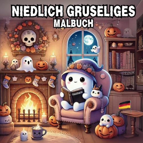Niedlich Gruseliges Malbuch – Magie des Halloween: Fantasievolle Bilder zum Ausmalen für Halloween Niedlich Gruseliges Malbuch – Magie des Halloween: Fantasievolle Bilder zum Ausmalen für Halloween