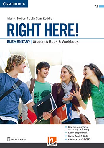 Right here! Elementary. Student’s pack: Start book, Work book, Skills book. Per le Scuole superiori. Con espansione online von Helbling