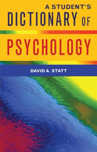 A Student's Dictionary of Psychology A Student's Dictionary of Psychology