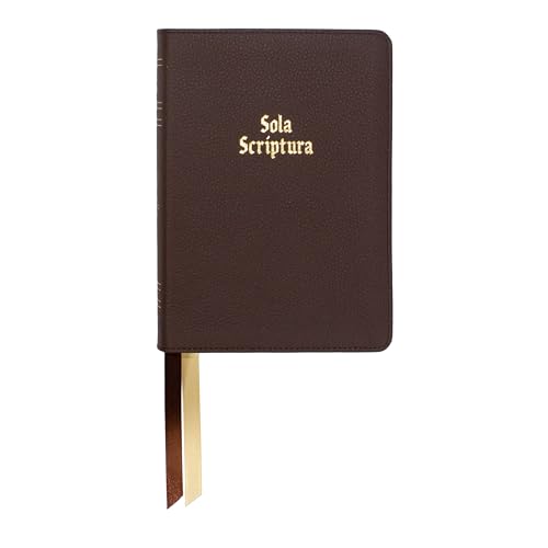 Lsb Portable Paragraph Reference, Brown Sola Scriptura Paste-Down Cowhide, Red Letter, Indexed