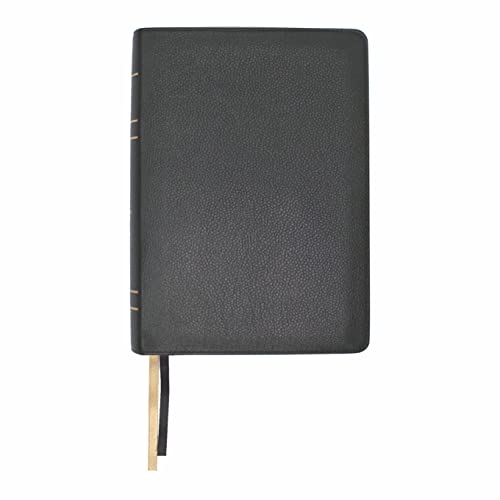Holy Bible: LSB, Black Faux Leather, Inside Column Reference, Paste-down