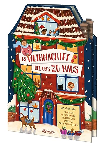 Es weihnachtet bei uns zu Haus: Das steckt drin: 7 Büchlein mit Geschichten, Rezepten und Bastelideen. Plus 1 Ausmal-Motiv. Alles, was deine Familie in der Adventszeit glücklich macht Es weihnachtet bei uns zu Haus: Das steckt drin: 7 Büchlein mit Geschichten, Rezepten und Bastelideen. Plus 1 Ausmal-Motiv. Alles, was deine Familie in der Adventszeit glücklich macht