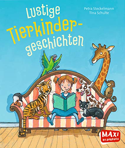 Lustige Tierkinder-Geschichten: Bilderbuch (MAXI Bilderbuch)