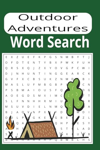 Outdoors Word Search Puzzle Book: word searches with easy-to-read print for all outdoor fans 6x9 inches, 110 pages. 50+ puzzles. Hunting, fishing, boating, hobbies outdoors Outdoors Word Search Puzzle Book: word searches with easy-to-read print for all outdoor fans 6x9 inches, 110 pages. 50+ puzzles. Hunting, fishing, boating, hobbies outdoors von Independently published