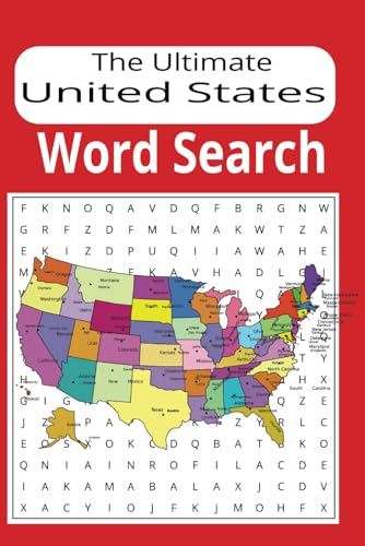 The Ultimate United States Word Search: 50+ Fun Puzzles Celebrating the United States, 6x9 110 pages: Explore U.S. States, Cities, Landmarks, and More in This 6x9 Puzzle Book! The Ultimate United States Word Search: 50+ Fun Puzzles Celebrating the United States, 6x9 110 pages: Explore U.S. States, Cities, Landmarks, and More in This 6x9 Puzzle Book! von Independently published