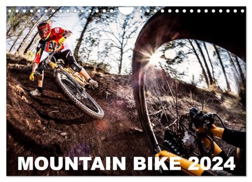 Mountain Bike 2024 by Stef. Candé / UK-Version (Wandkalender 2024 DIN A4 quer), CALVENDO Monatskalender: Some of the best pure action mountain bike pictures ! von CALVENDO