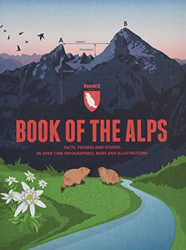 Book of the Alps: Facts, figures and stories in over 1000 infographics, maps and illustrations von Marmota Maps