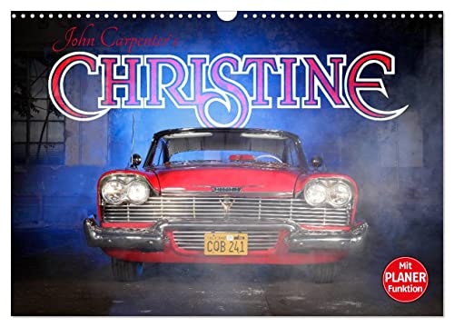 John Carpenter´s Christine (Wandkalender 2024 DIN A3 quer), CALVENDO Monatskalender: Christine, der Plymouth Fury aus dem Film von John Carpenter erwacht zum Leben. (CALVENDO Kunst)