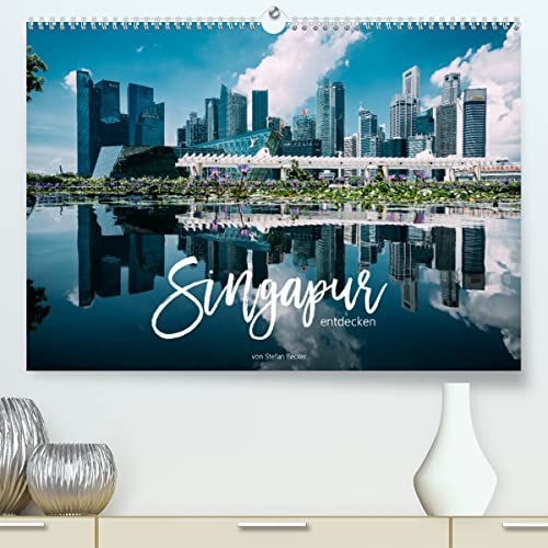 Singapur entdecken (hochwertiger Premium Wandkalender 2024 DIN A2 quer), Kunstdruck in Hochglanz