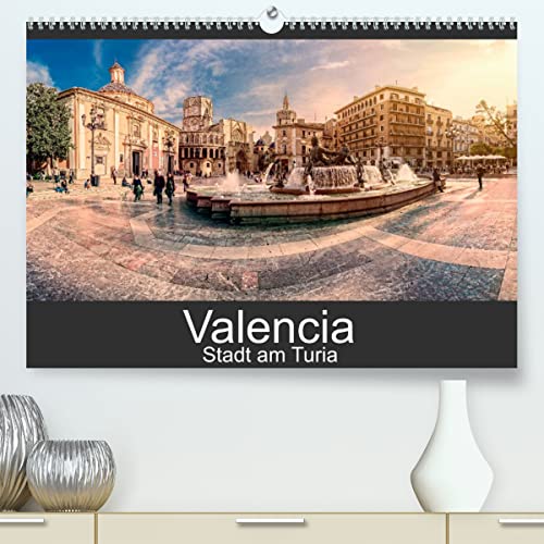 Valencia - Stadt am Turia (hochwertiger Premium Wandkalender 2024 DIN A2 quer), Kunstdruck in Hochglanz