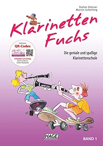 Klarinetten Fuchs Band 1: Die geniale und spaßige Klarinettenschule von Hage Musikverlag