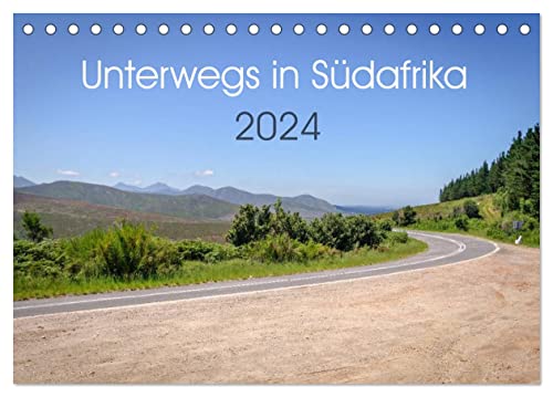 Unterwegs in Südafrika 2024 (Tischkalender 2024 DIN A5 quer), CALVENDO Monatskalender