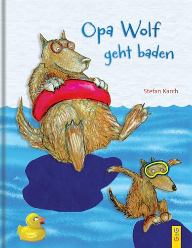 Opa Wolf geht baden