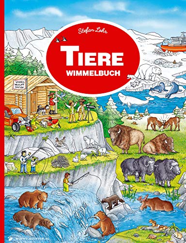 Tiere Wimmelbuch: Kinderbücher ab 2 Jahre: Kinderbücher ab 3 Jahre - Bilderbuch von Wimmelbuchverlag