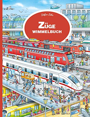 Züge Wimmelbuch: Mein großes Eisenbahn Wimmelbuch ab 3 Jahren von Adrian&Wimmelbuchverlag
