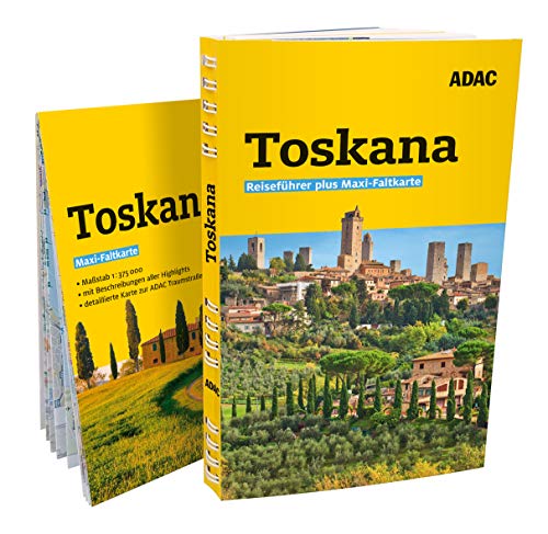 ADAC Reiseführer plus Toskana: Mit Maxi-Faltkarte und praktischer Spiralbindung