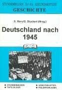 Geschichte / Stundenbilder für die Unterrichtspraxis: Geschichte, Deutschland nach 1945 von pb Verlag