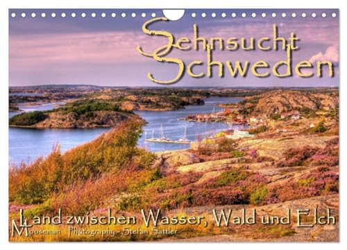 Sehnsucht Schweden - Sverige (Wandkalender 2025 DIN A4 quer), CALVENDO Monatskalender: Kleine Essenz Schwedens in Bildern von CALVENDO