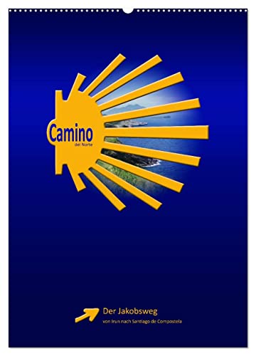 Camino del Norte (Wandkalender 2025 DIN A2 hoch), CALVENDO Monatskalender von CALVENDO