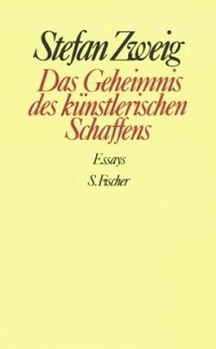 Das Geheimnis des künstlerischen Schaffens: Essays