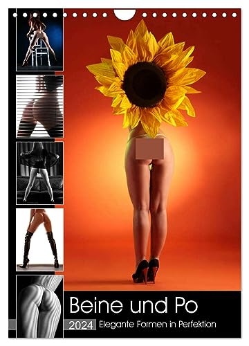 Beine und Po - Elegante Formen in Perfektion (Wandkalender 2024 DIN A4 hoch), CALVENDO Monatskalender
