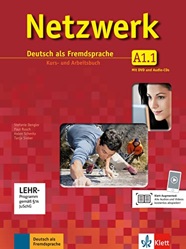 Netzwerk A1.1: Deutsch als Fremdsprache. Kurs- und Arbeitsbuch mit DVD und 2 Audio-CDs (Netzwerk: Deutsch als Fremdsprache)
