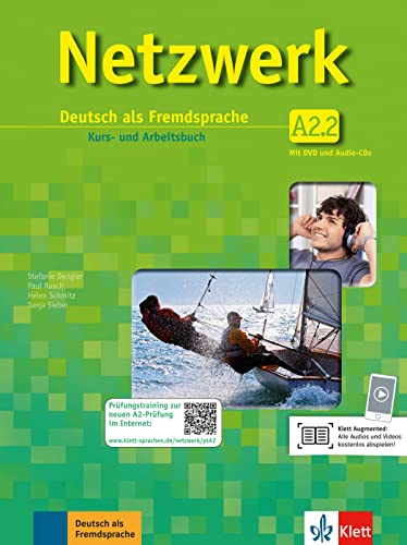 Netzwerk A2.2: Deutsch als Fremdsprache. Kurs- und Arbeitsbuch mit DVD und 2 Audio-CDs (Netzwerk: Deutsch als Fremdsprache)