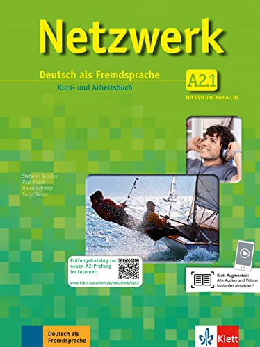 Netzwerk A2.1: Deutsch als Fremdsprache / Deutsch als Fremdsprache. Kurs- und Arbeitsbuch mit DVD und 2 Audio-CDs (Netzwerk: Deutsch als Fremdsprache)
