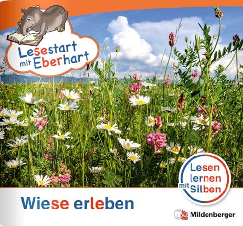 Lesestart mit Eberhart - Wiese erleben: Lesen lernen mit Silben - Themenhefte für Erstleser - Lesestufe 2 (Lesestart mit Eberhart: Lesen lernen mit ... für Erstlesekinder - 5 Lesestufen)